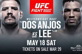 UFC Fight Night 152 dos Anjos vs Lee