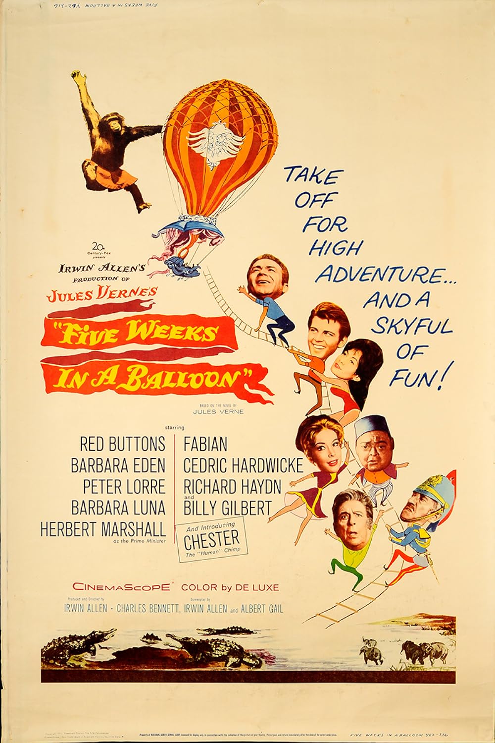 Five Weeks in a Balloon (1962)