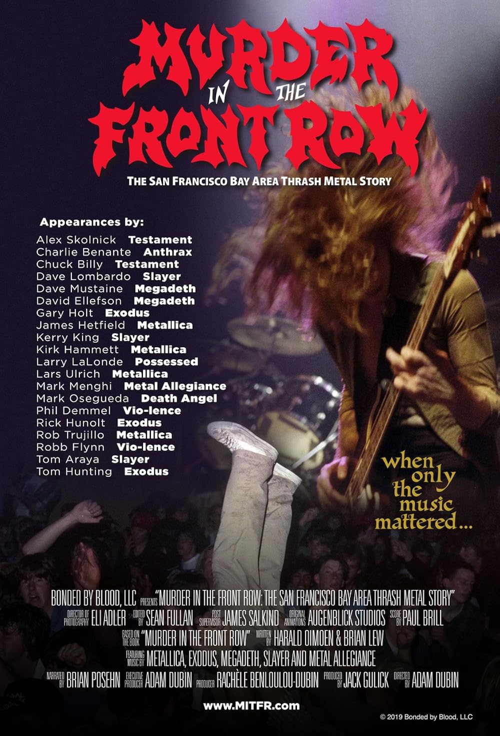 Murder in the Front Row: The San Francisco Bay Area Thrash Metal Story (2019)