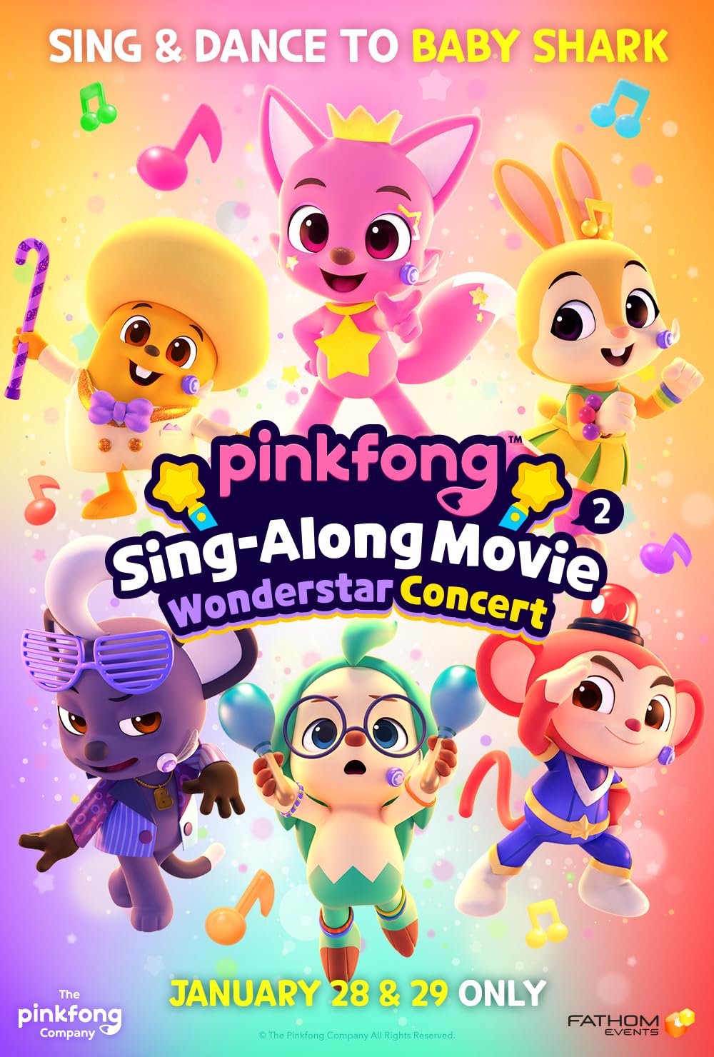 Pinkfong Sing-Along Movie 2: Wonderstar Concert (2022)