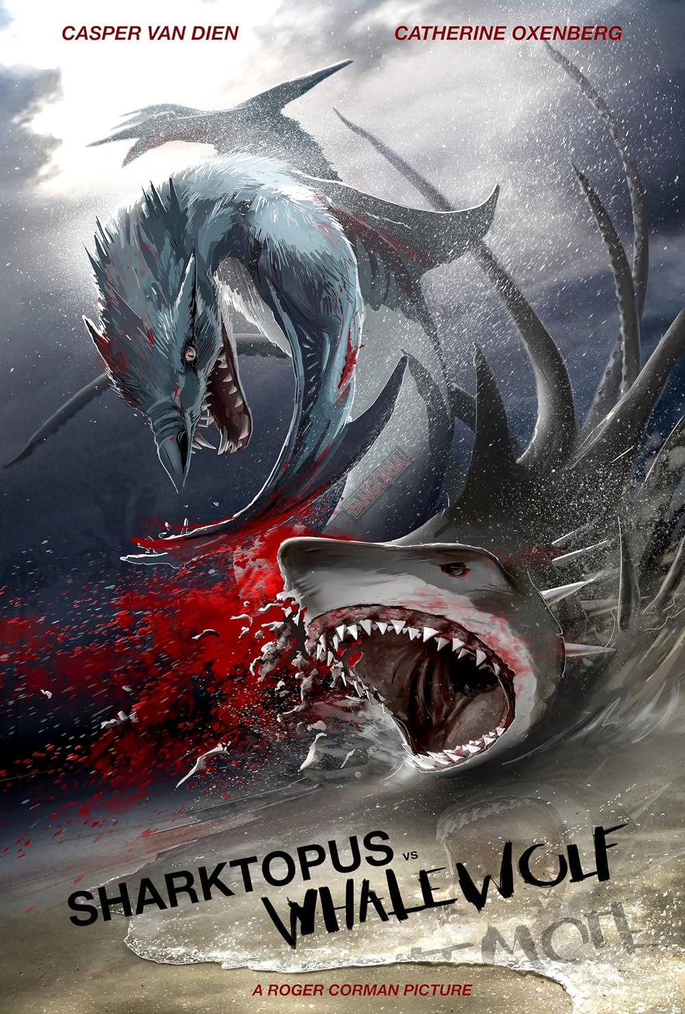 Sharktopus vs. Whalewolf (2015)