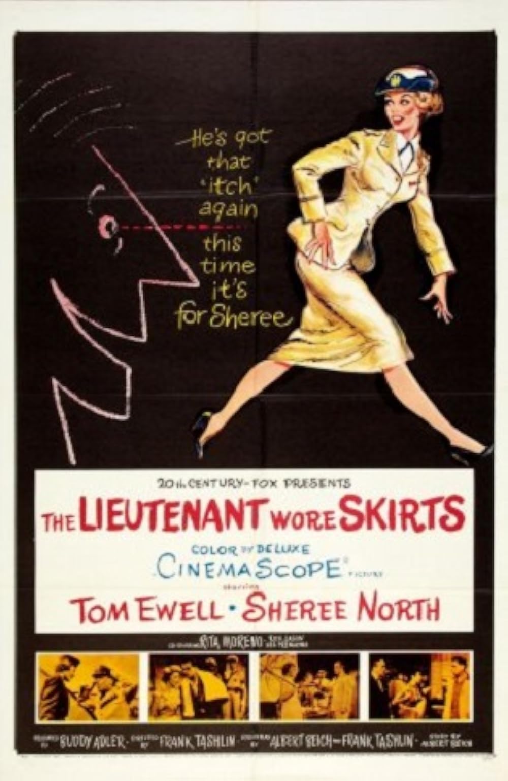 The Lieutenant Wore Skirts (1956)