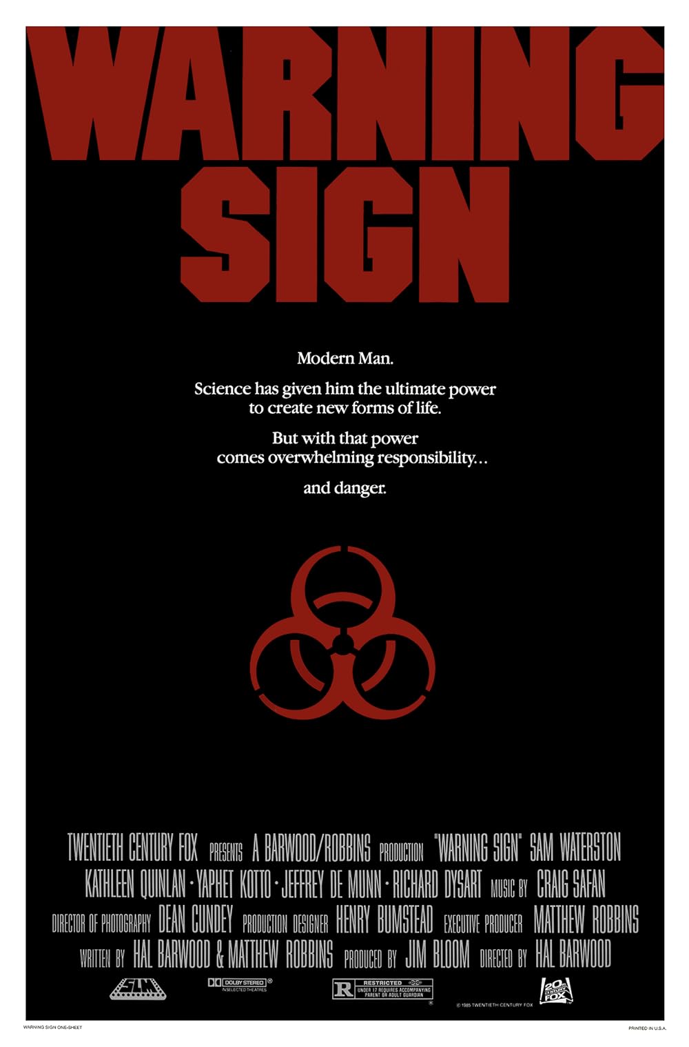 Warning Sign (1985)