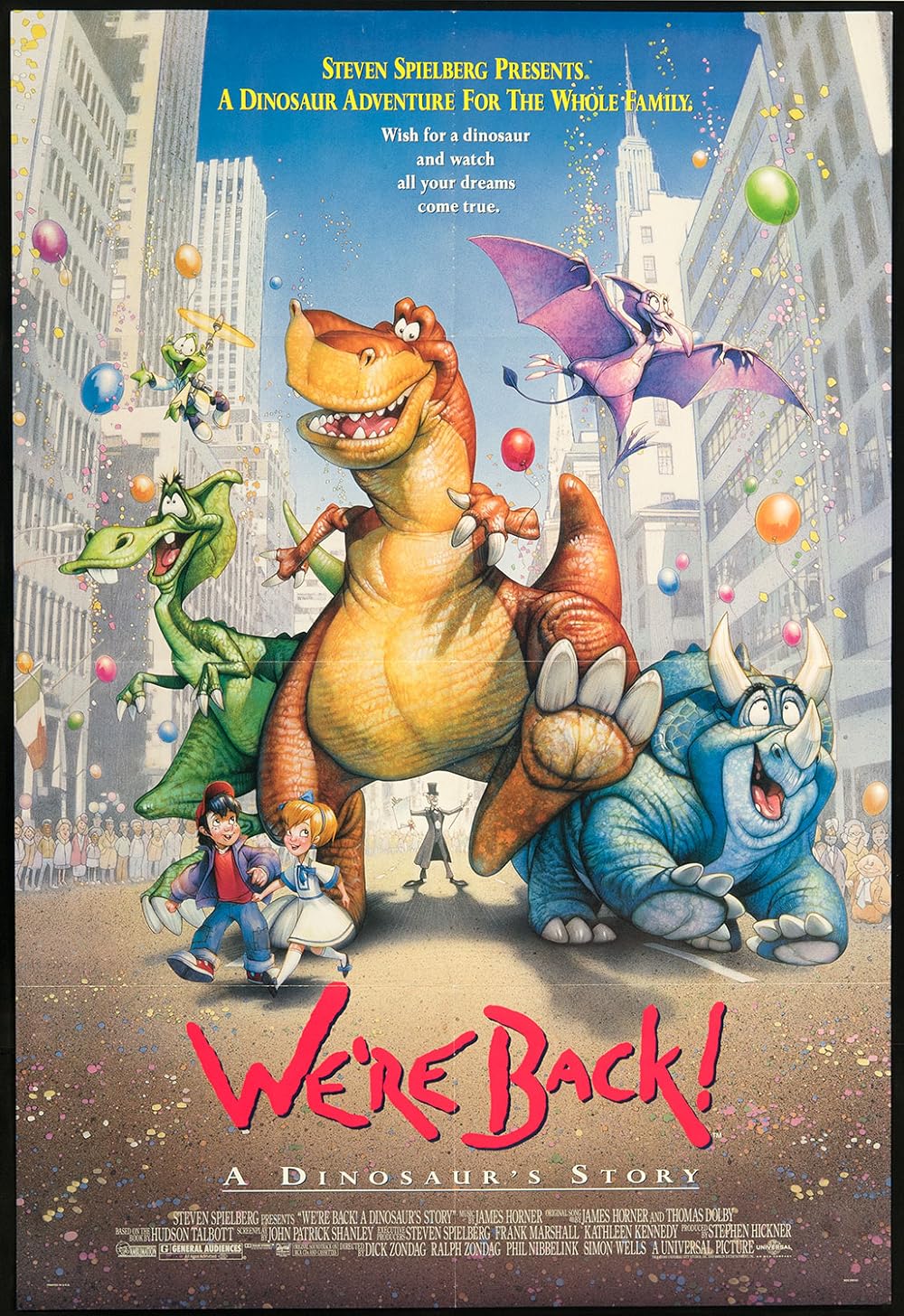 We're Back! A Dinosaur's Story (1993)